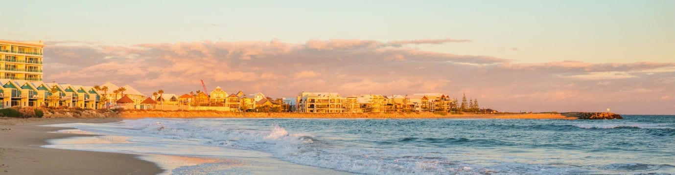 Photo of Mandurah from the beach